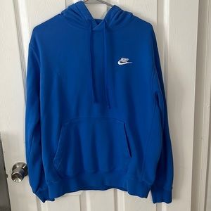 blue NIKE hoodie
